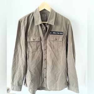 ZADIG & VOLTAIRE • Military Shirt • 38